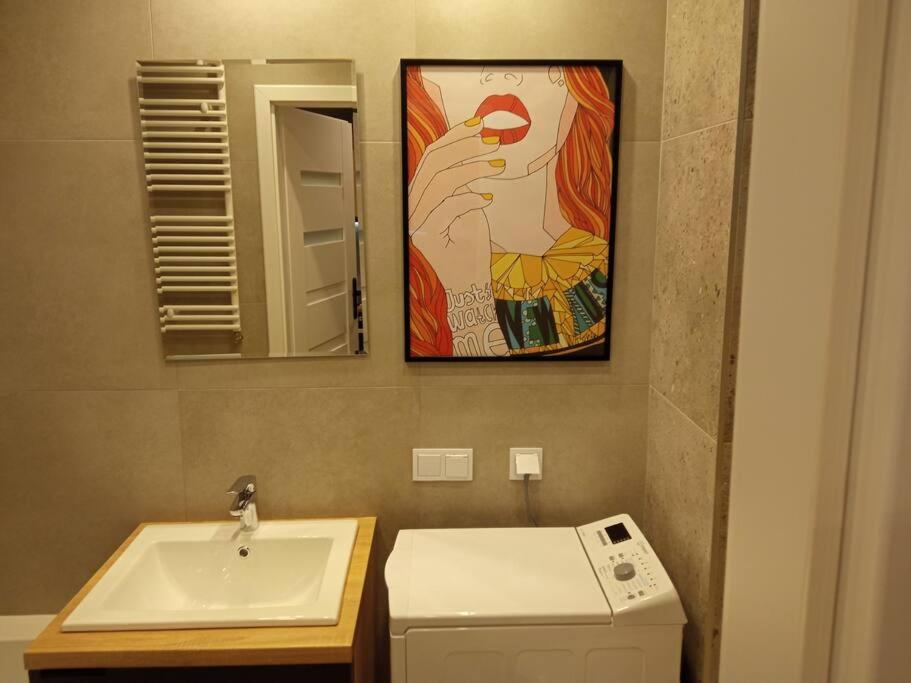 Apartament Nowa Stocznia Gdansk Bagian luar foto